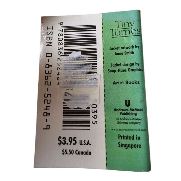 Ariel Books Tiny Tomes Mini Book Many Thanks A Book of Gratitude 1998 Vtg 2" - Picture 11 of 12